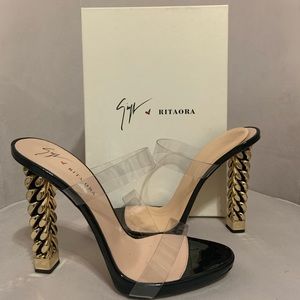 Giuseppe Zanotti x Rita Ora Black Heels